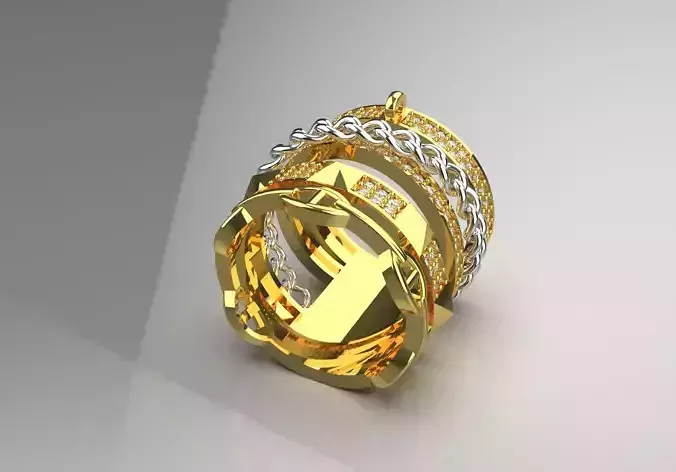 woman luxury gold jewelry ring jr00011