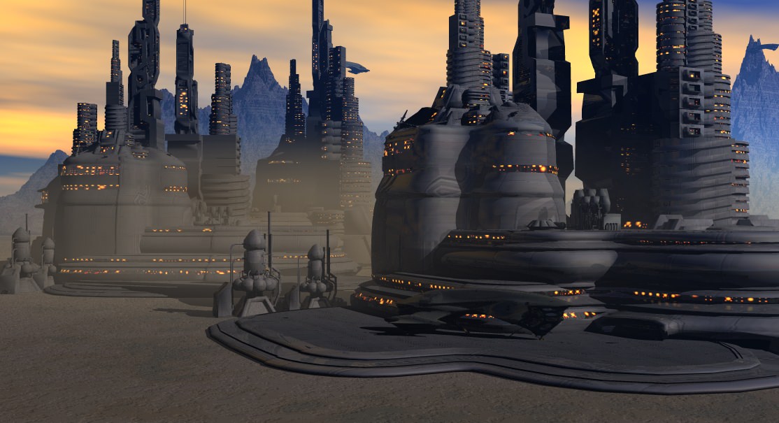 Ashtar Colonial City Free 3D print model_2