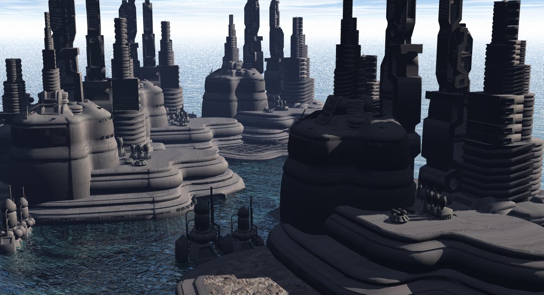 Ashtar Colonial City Free 3D print model_4