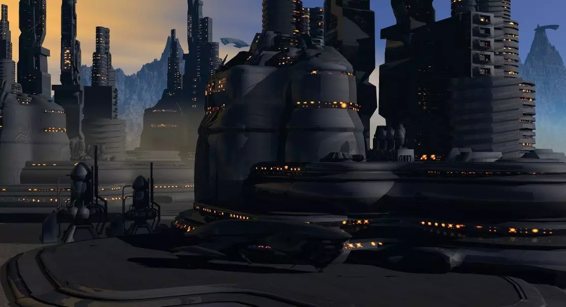 Ashtar Colonial City Free 3D print model_0