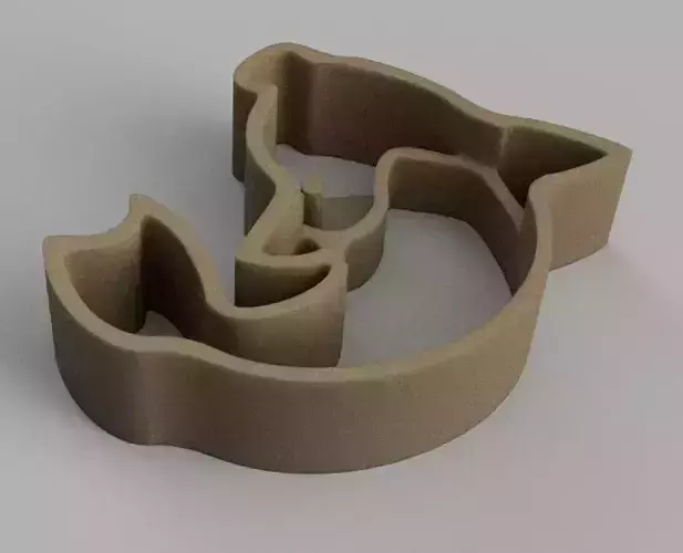 FISH COOKIE CUTTER 3D print model 3D print model