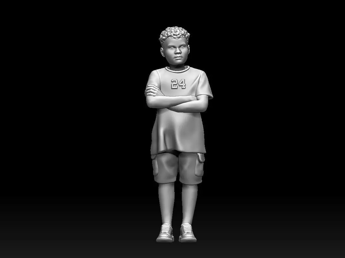  children 3D print model_0