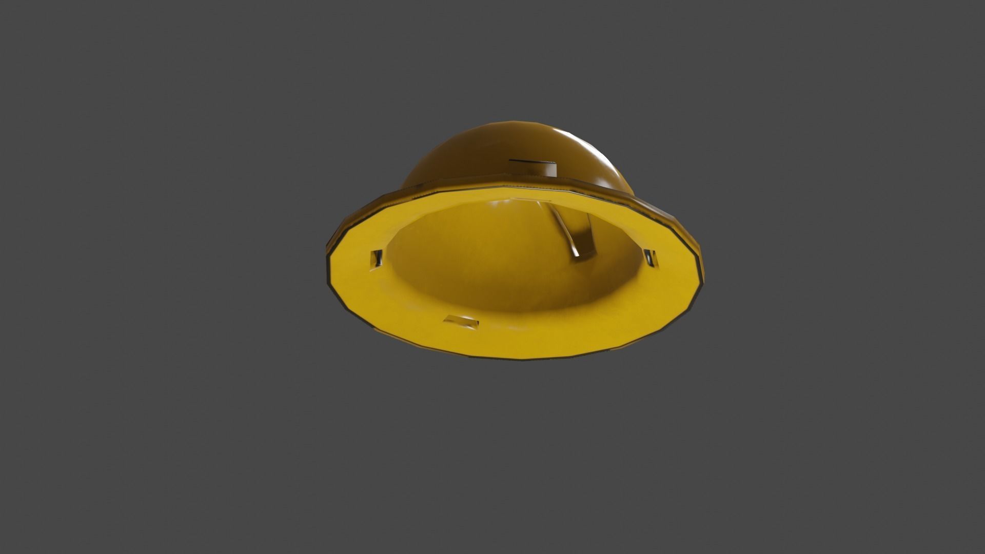 Cap Low Poly 3D model_1