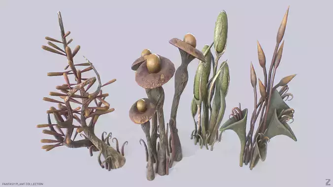 Fantasy plant collection