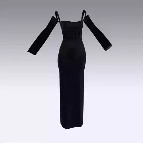 Corset dress low slevee detail 