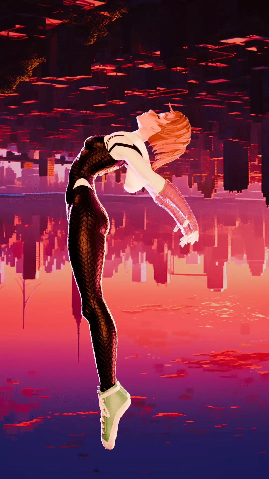 Gwen Stacy STL 3D print model_0