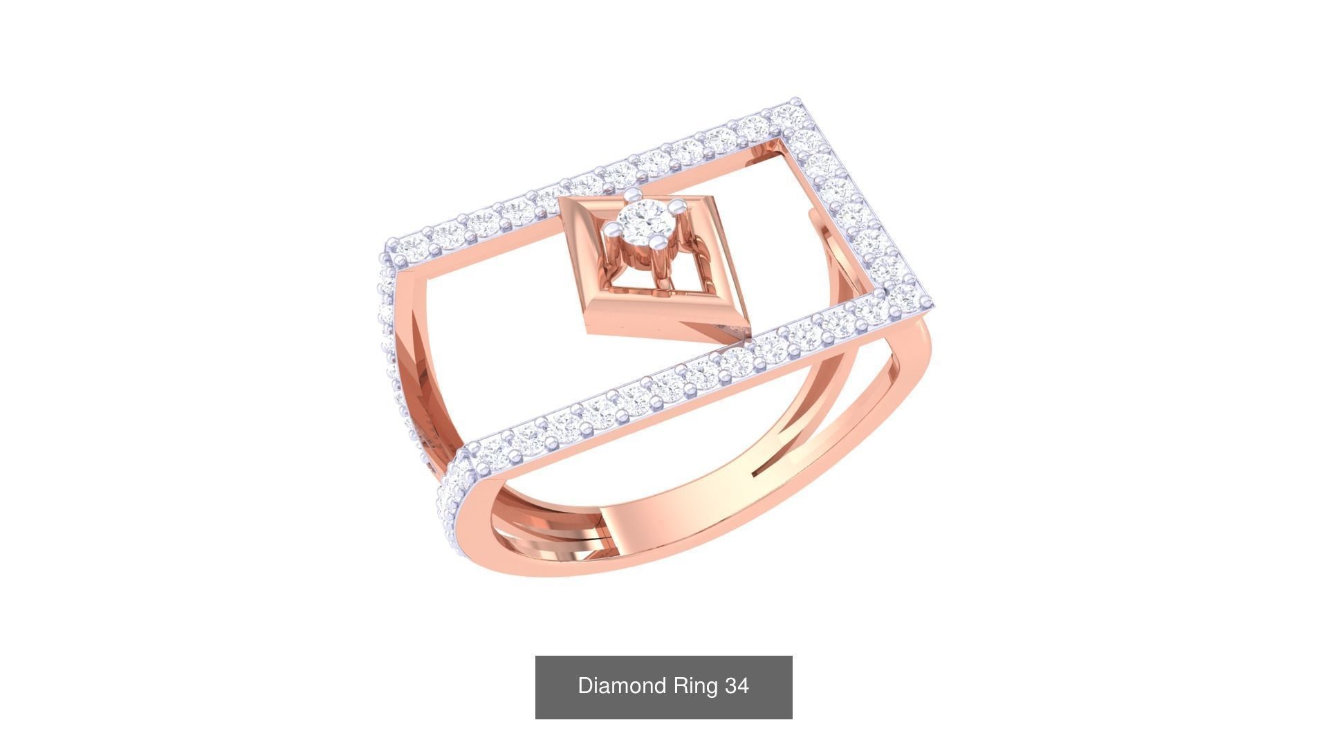 Diamond gemstone engagment wedding Rings collection _29