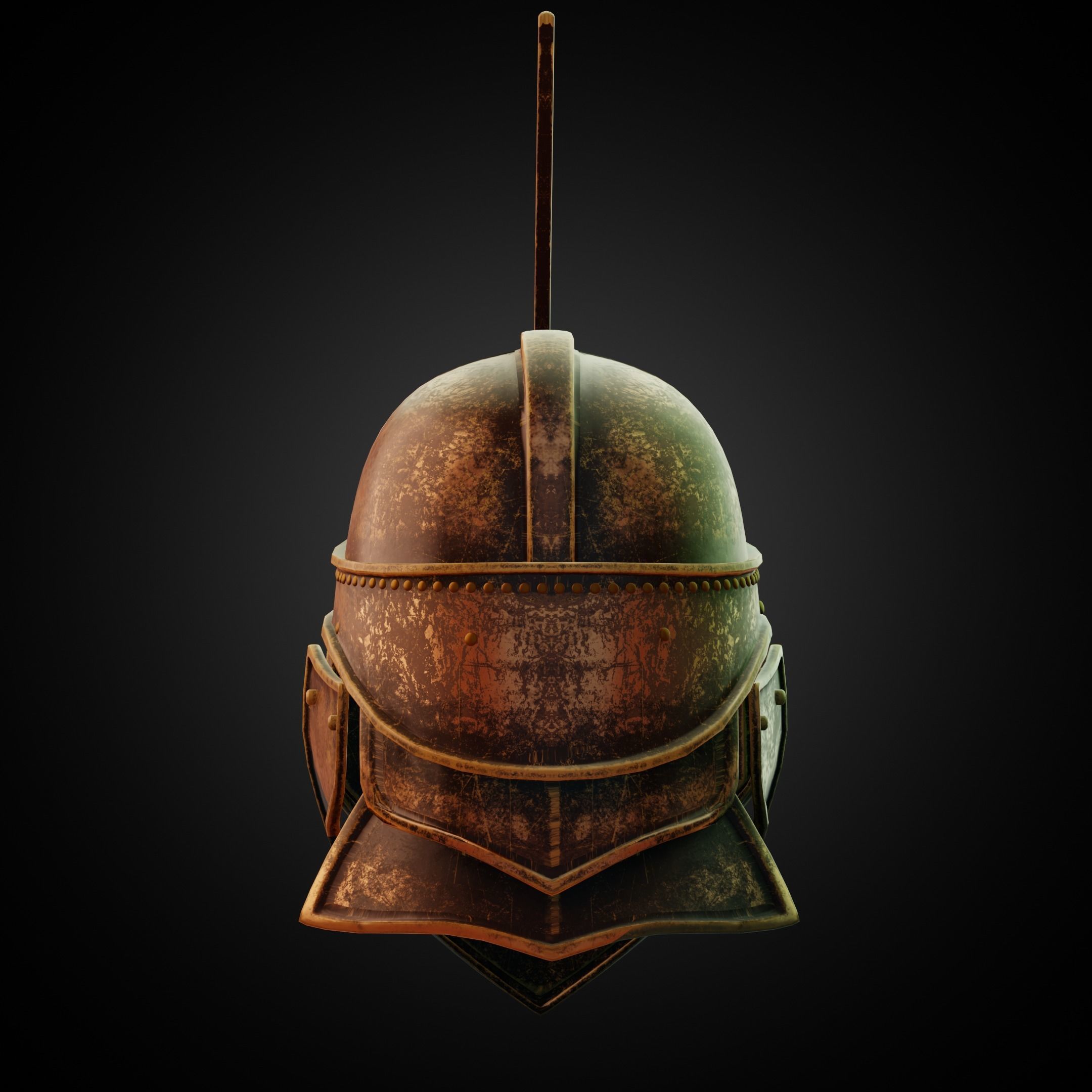 Game of Thrones Unsullied Helmet for Cosplay 3D print model_5