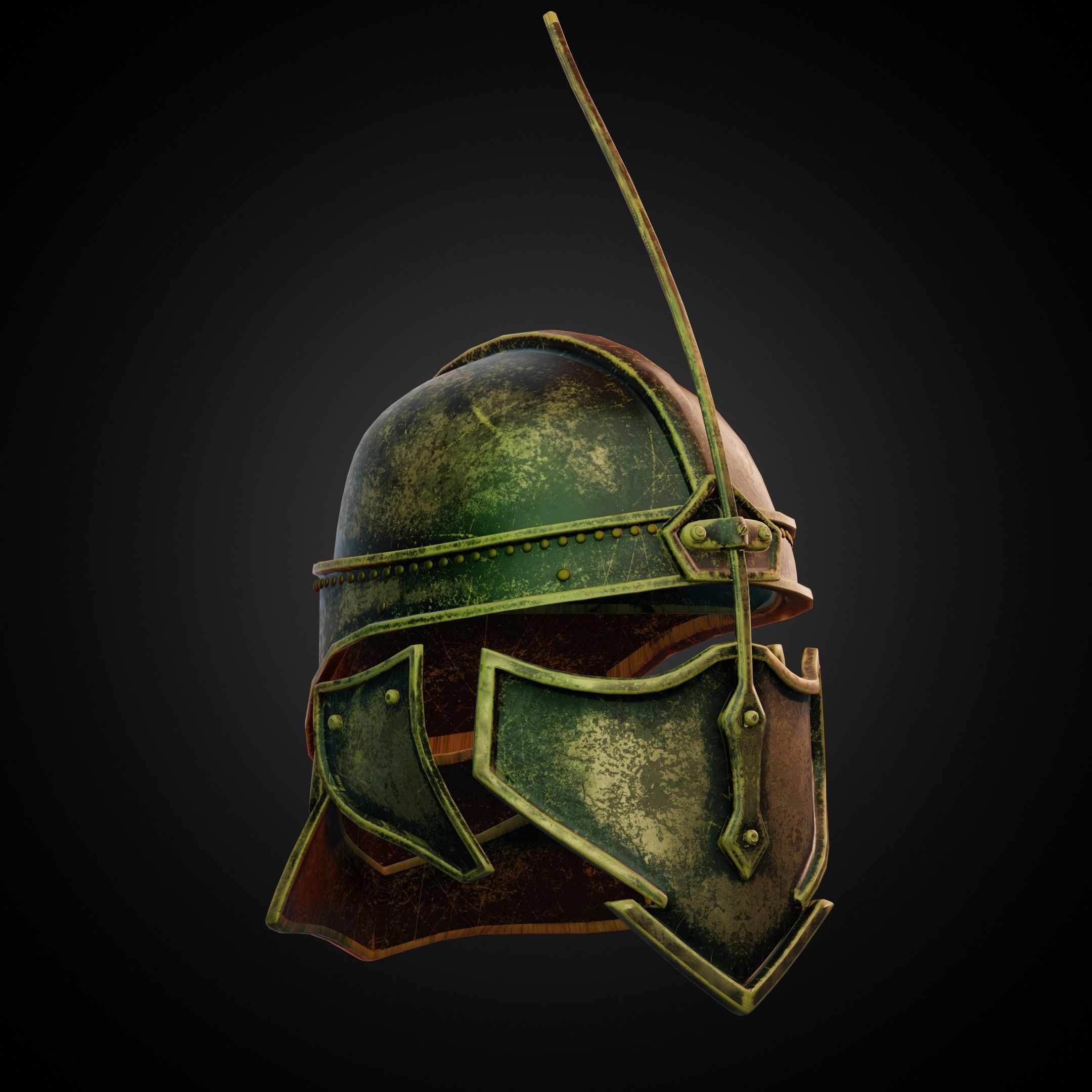 Game of Thrones Unsullied Helmet for Cosplay 3D print model_8