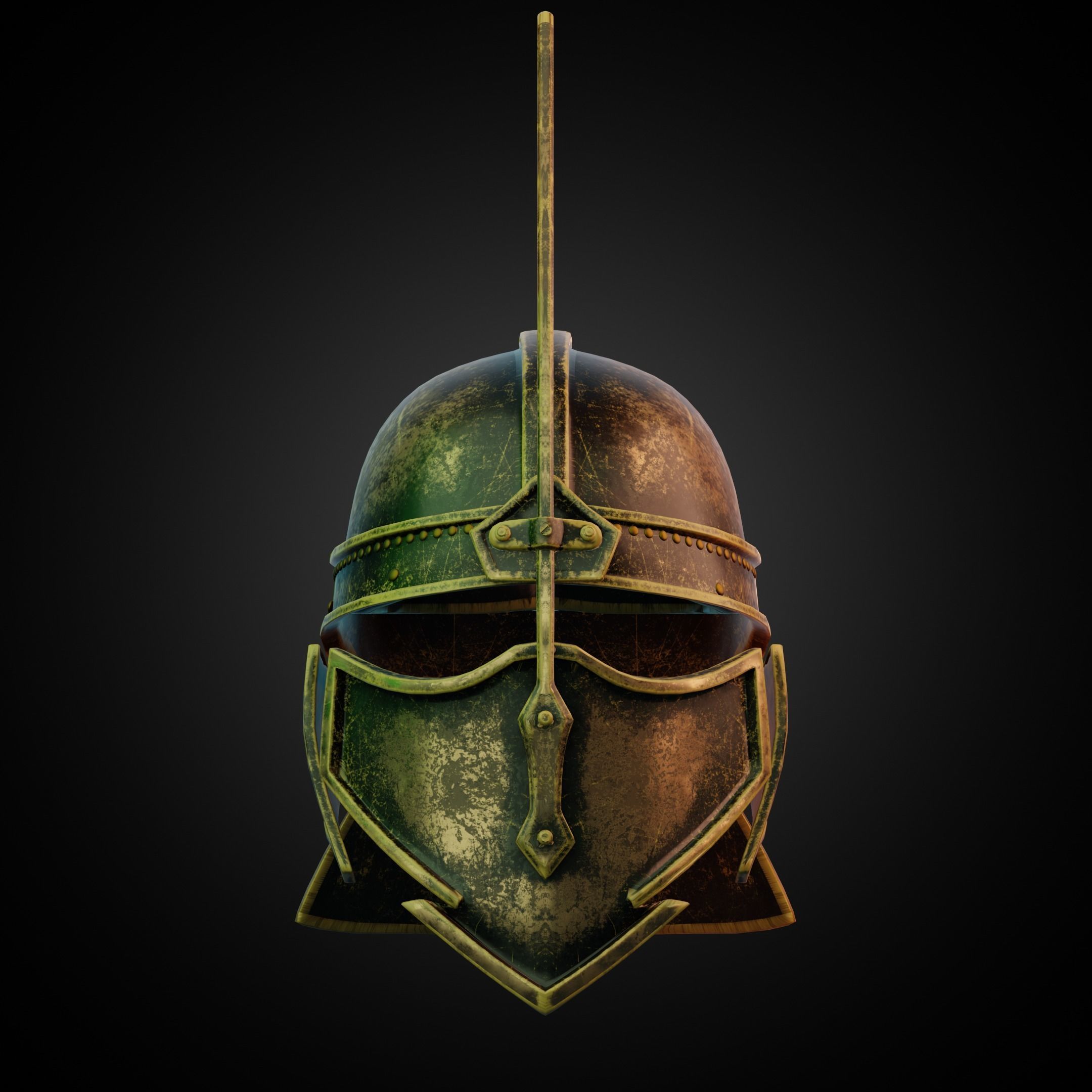 Game of Thrones Unsullied Helmet for Cosplay 3D print model_1