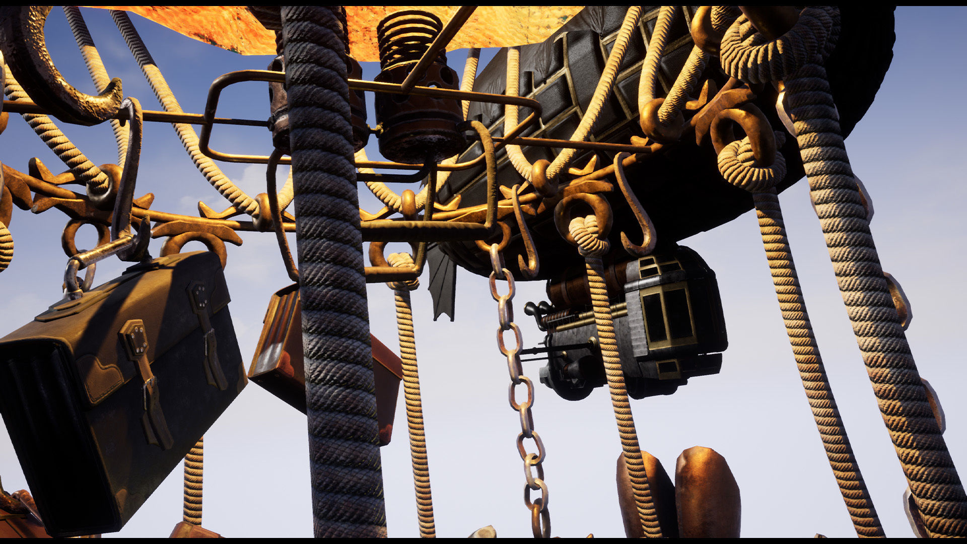 SteamPunk Victorian Vehicles Set of 5 Low-poly 3D model_14