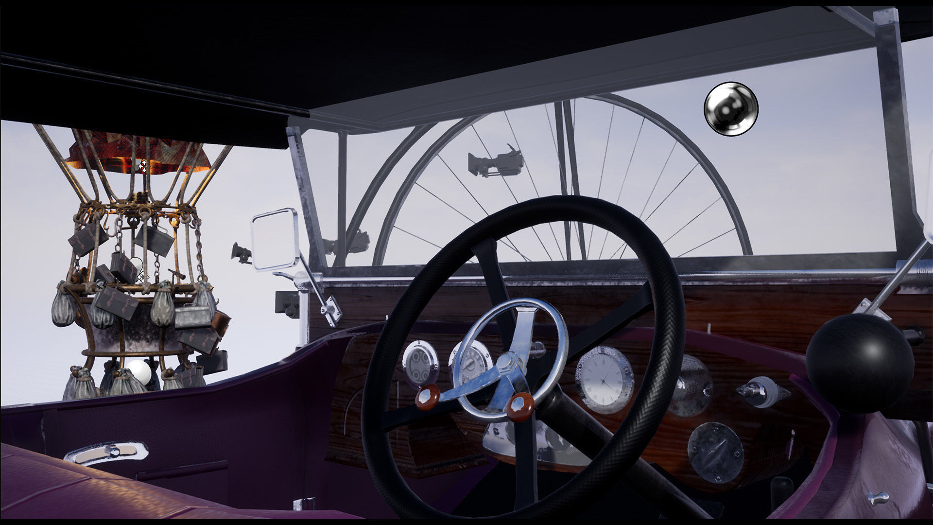 SteamPunk Victorian Vehicles Set of 5 Low-poly 3D model_12