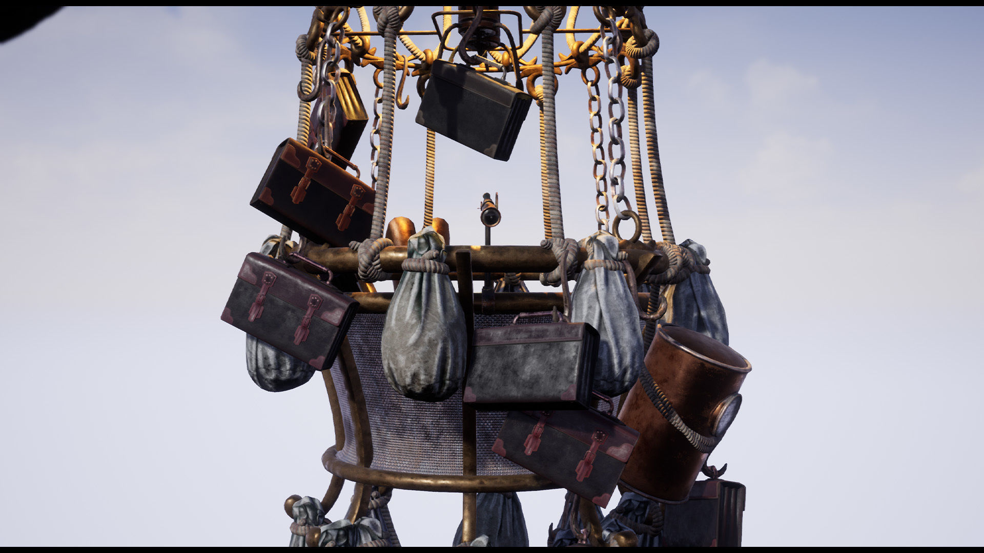 SteamPunk Victorian Vehicles Set of 5 Low-poly 3D model_9