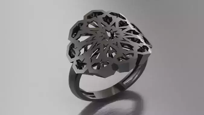 Moroccan engraving ring