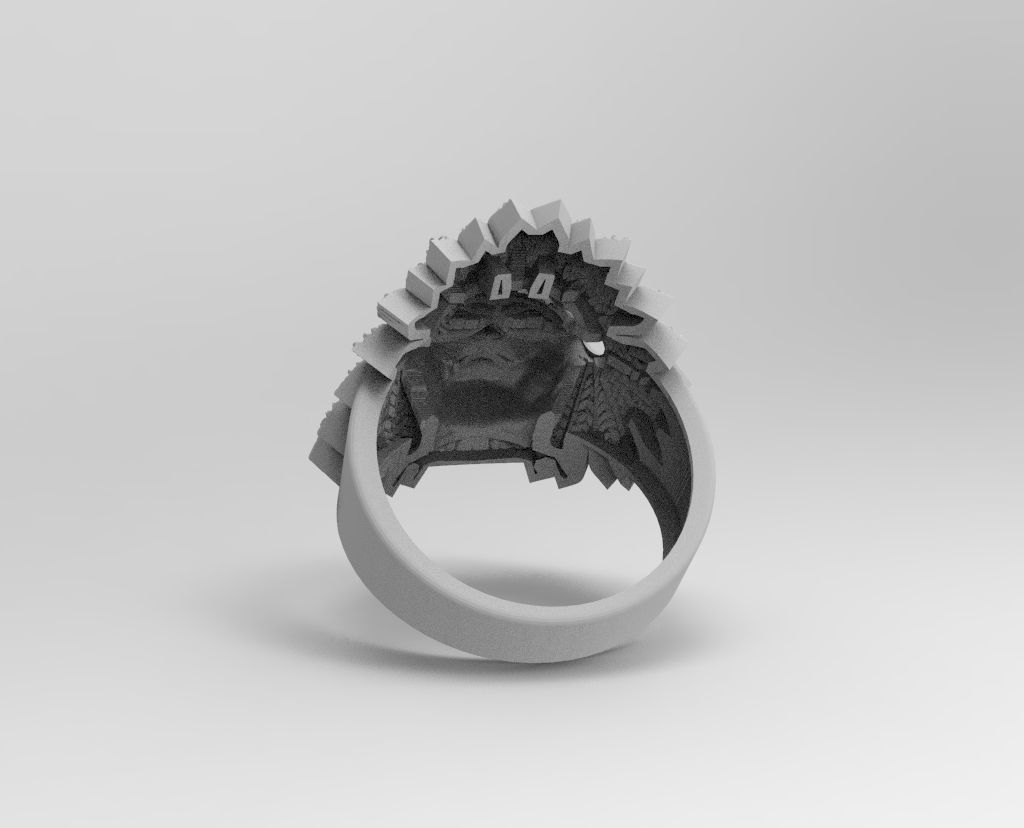 anillo indio  3D print model_2