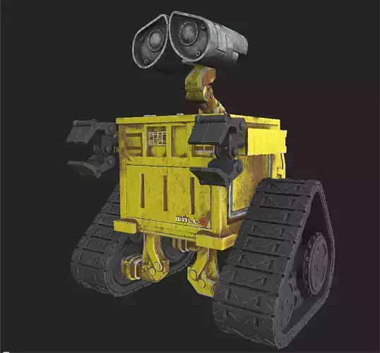 3D Wall-E Robot Model  Low-poly 3D model
