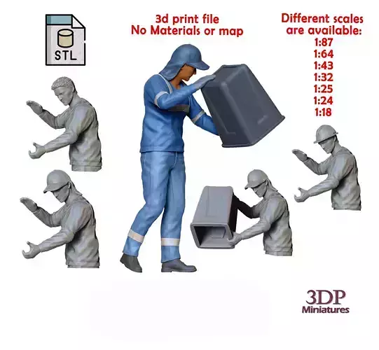 N3 Sweepers collecting garbage