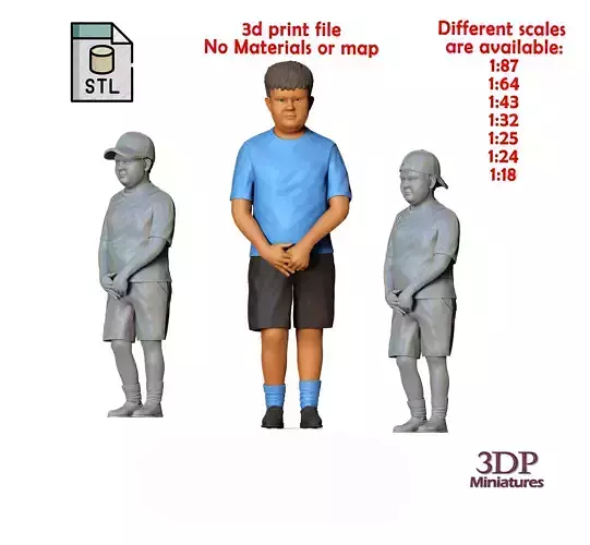 N3 Addams Family Ken Weatherwax Pugsley 3D print model