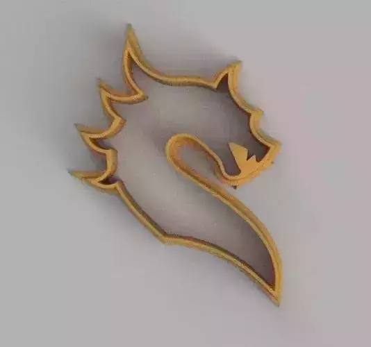 DRAGON COOKIE CUTTER 3D print model