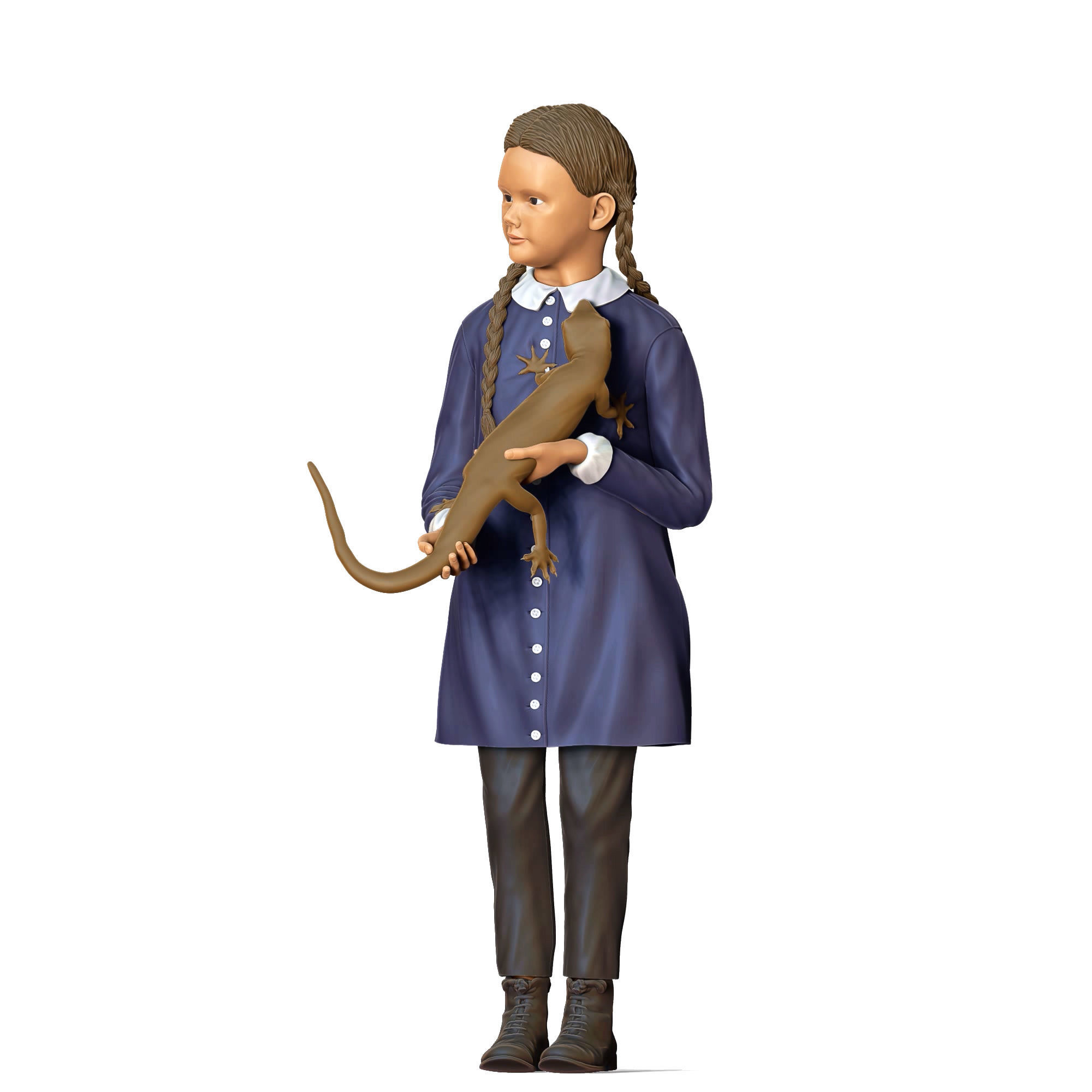 N4 Addams Family Lisa Loring Wednesday 3D print model_20