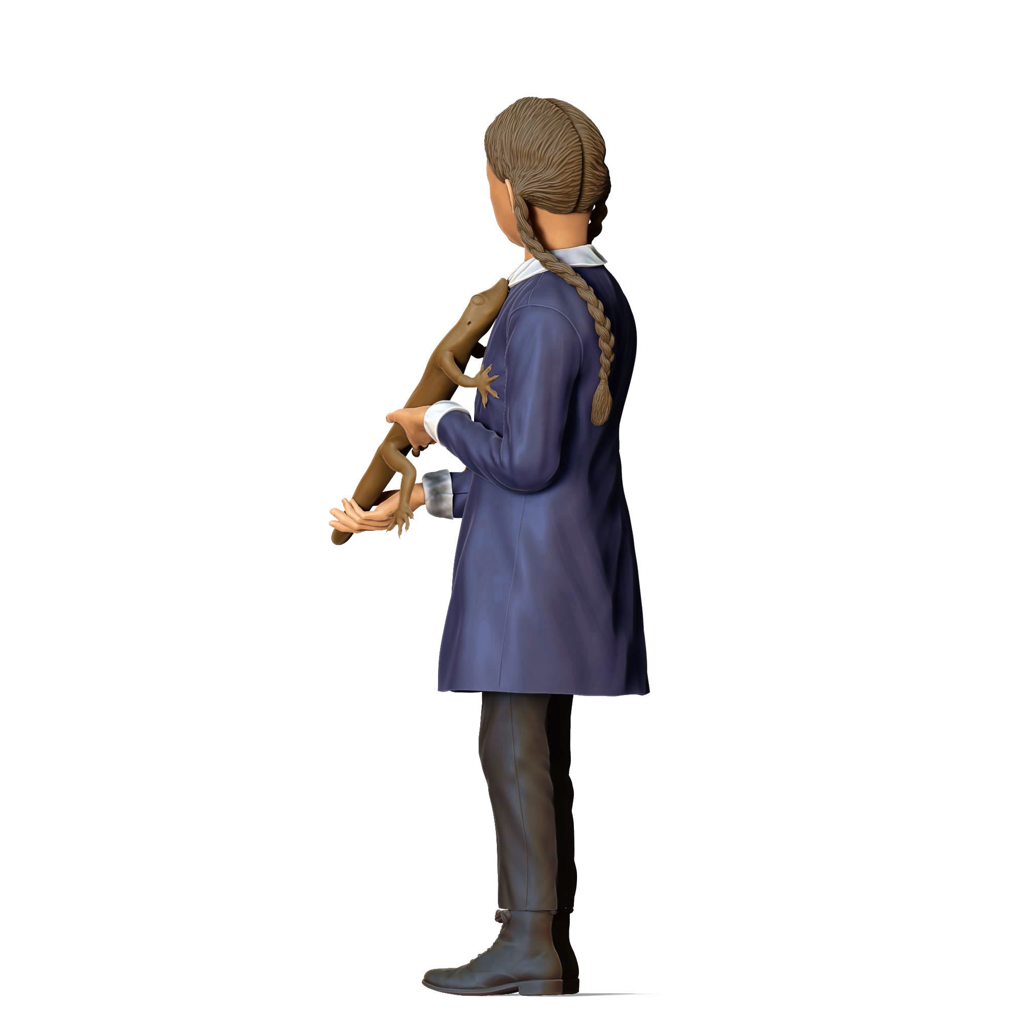 N4 Addams Family Lisa Loring Wednesday 3D print model_14