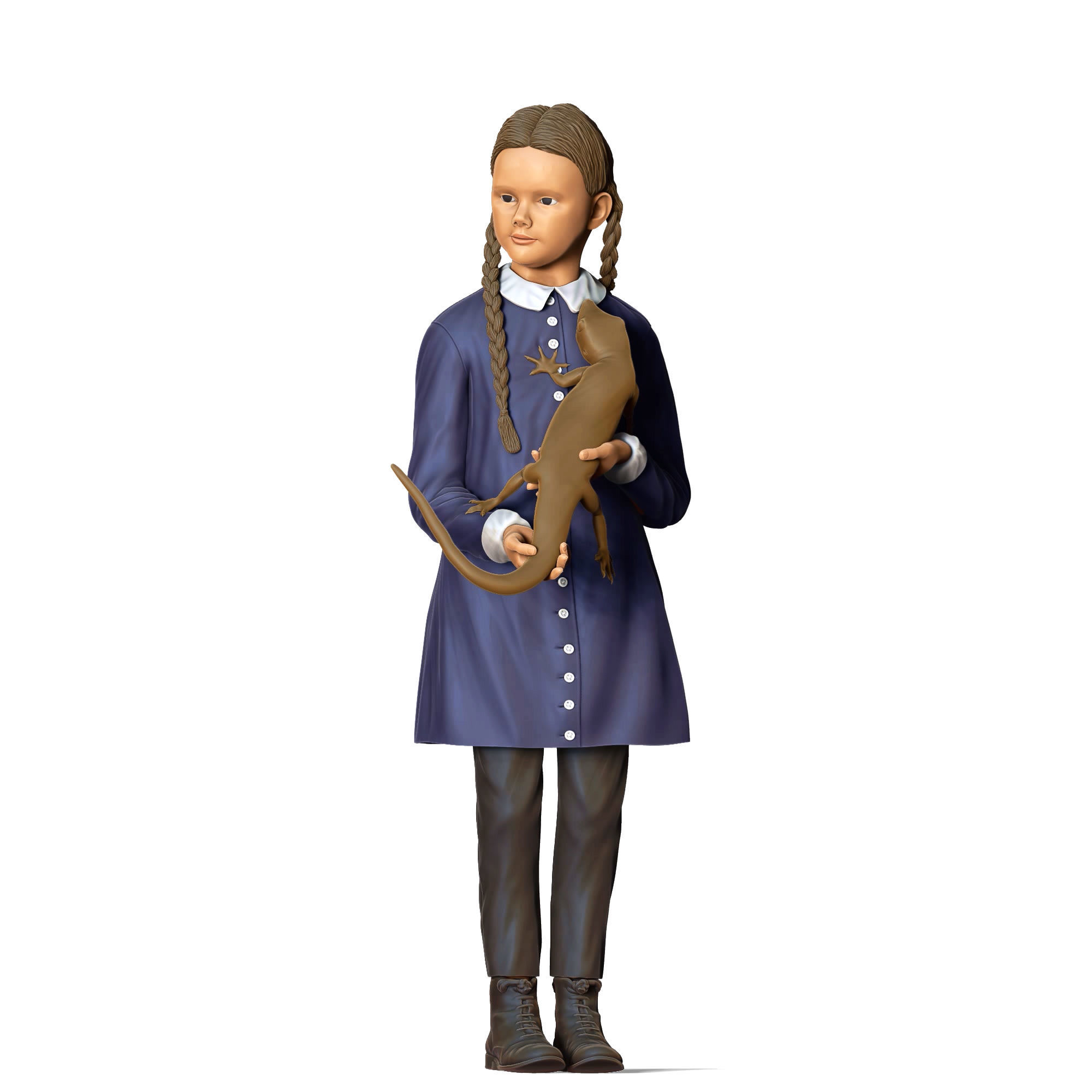 N4 Addams Family Lisa Loring Wednesday 3D print model_22