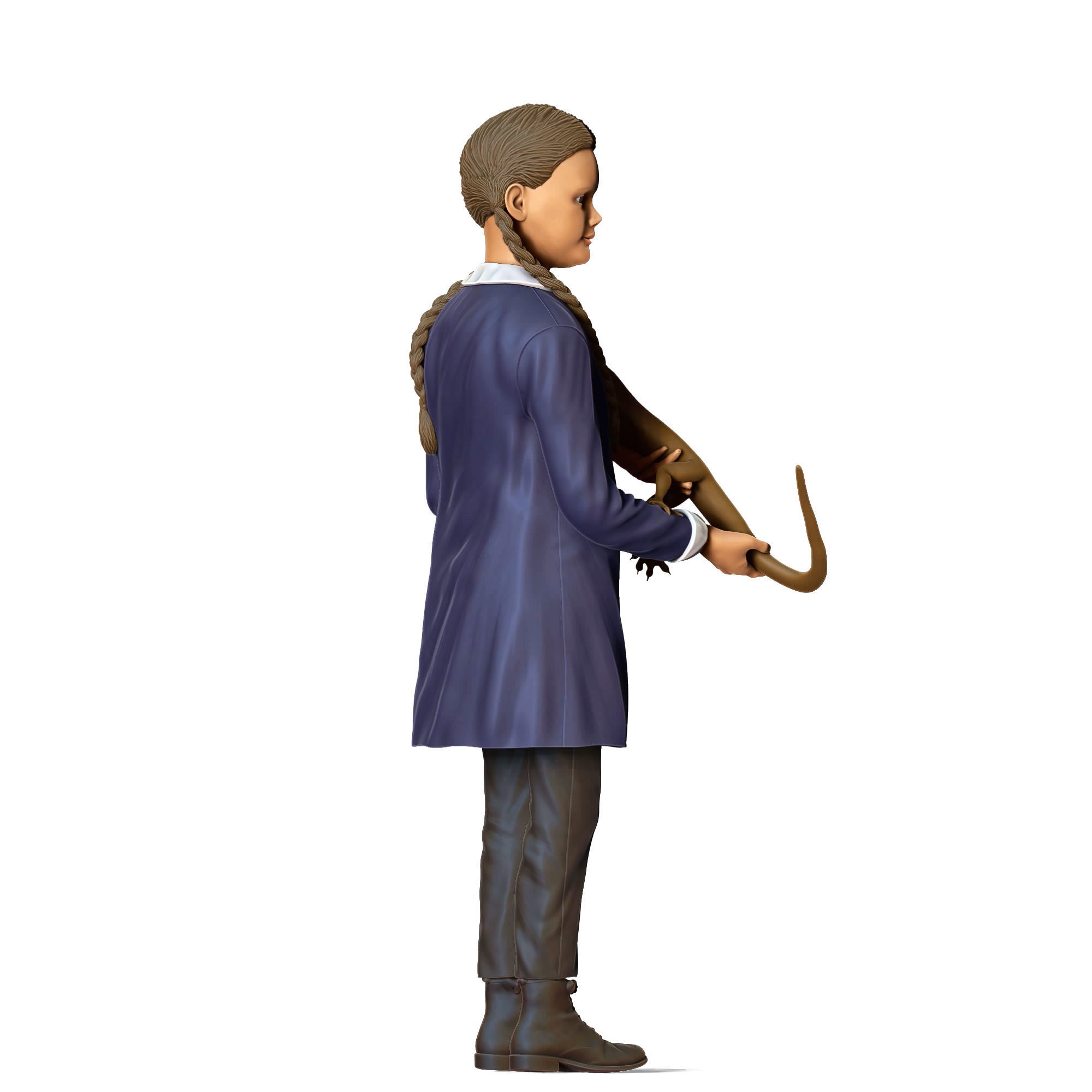 N4 Addams Family Lisa Loring Wednesday 3D print model_5