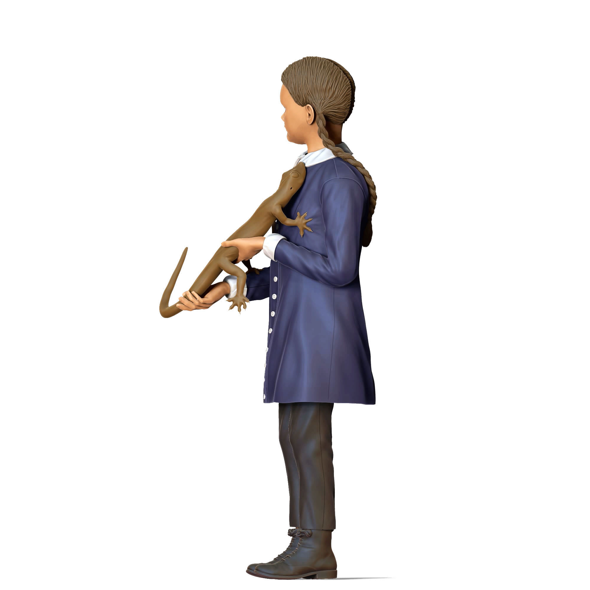 N4 Addams Family Lisa Loring Wednesday 3D print model_16