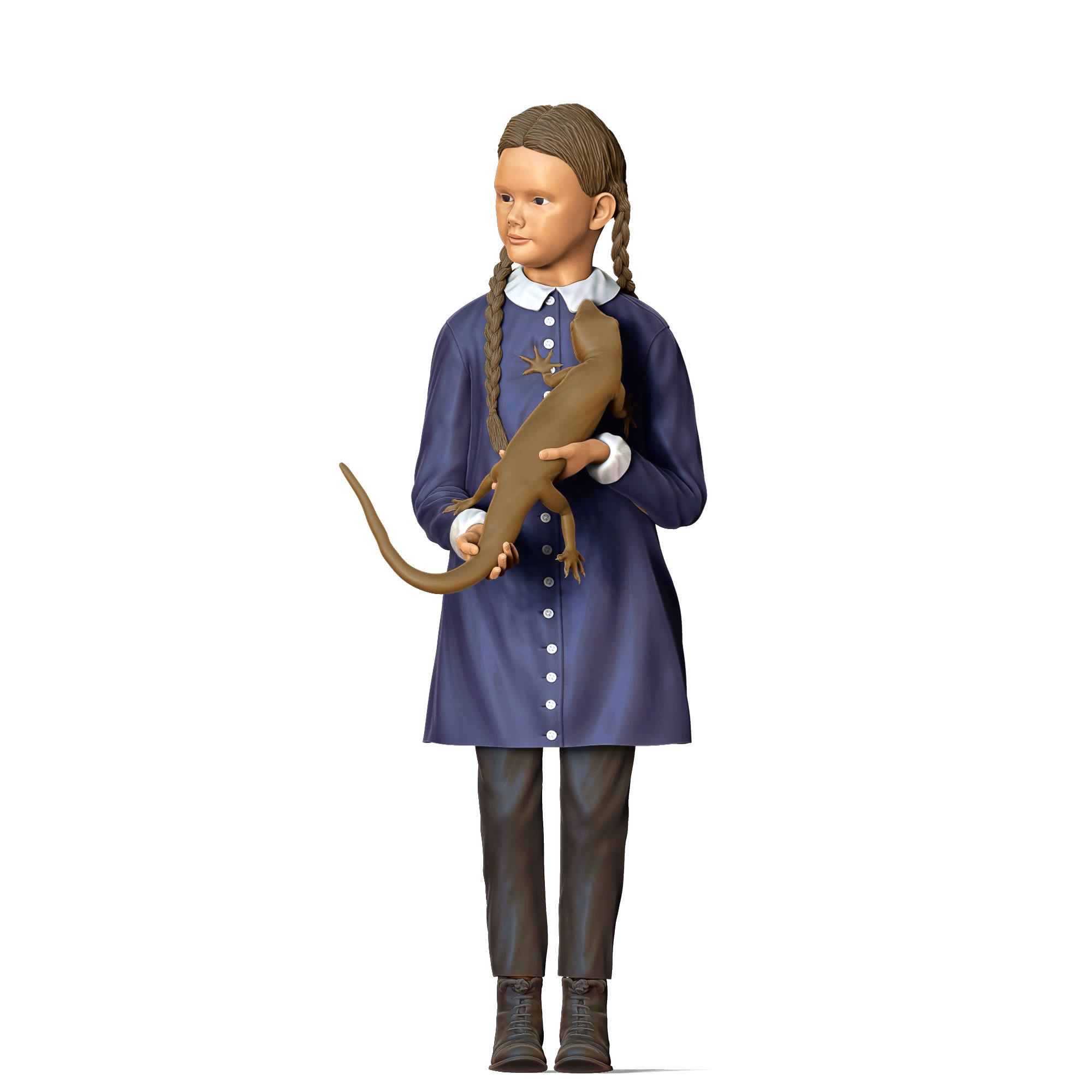 N4 Addams Family Lisa Loring Wednesday 3D print model_21