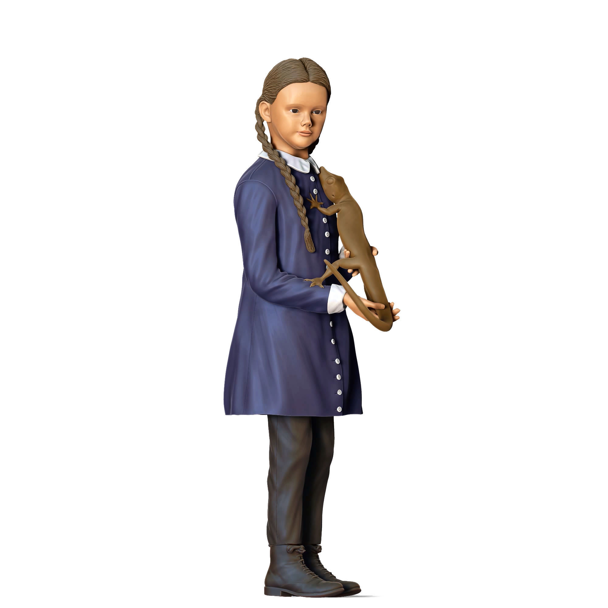 N4 Addams Family Lisa Loring Wednesday 3D print model_1