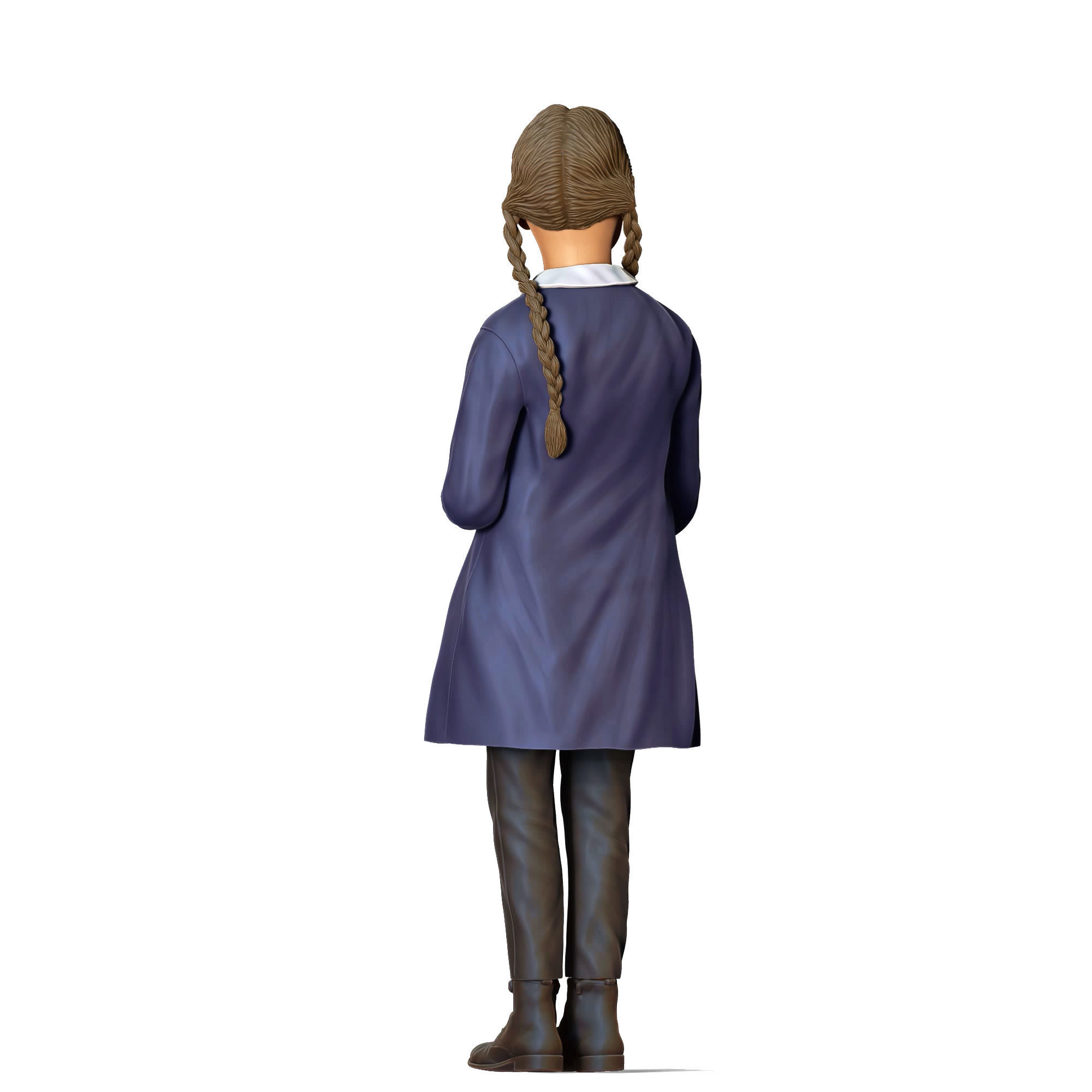 N4 Addams Family Lisa Loring Wednesday 3D print model_11