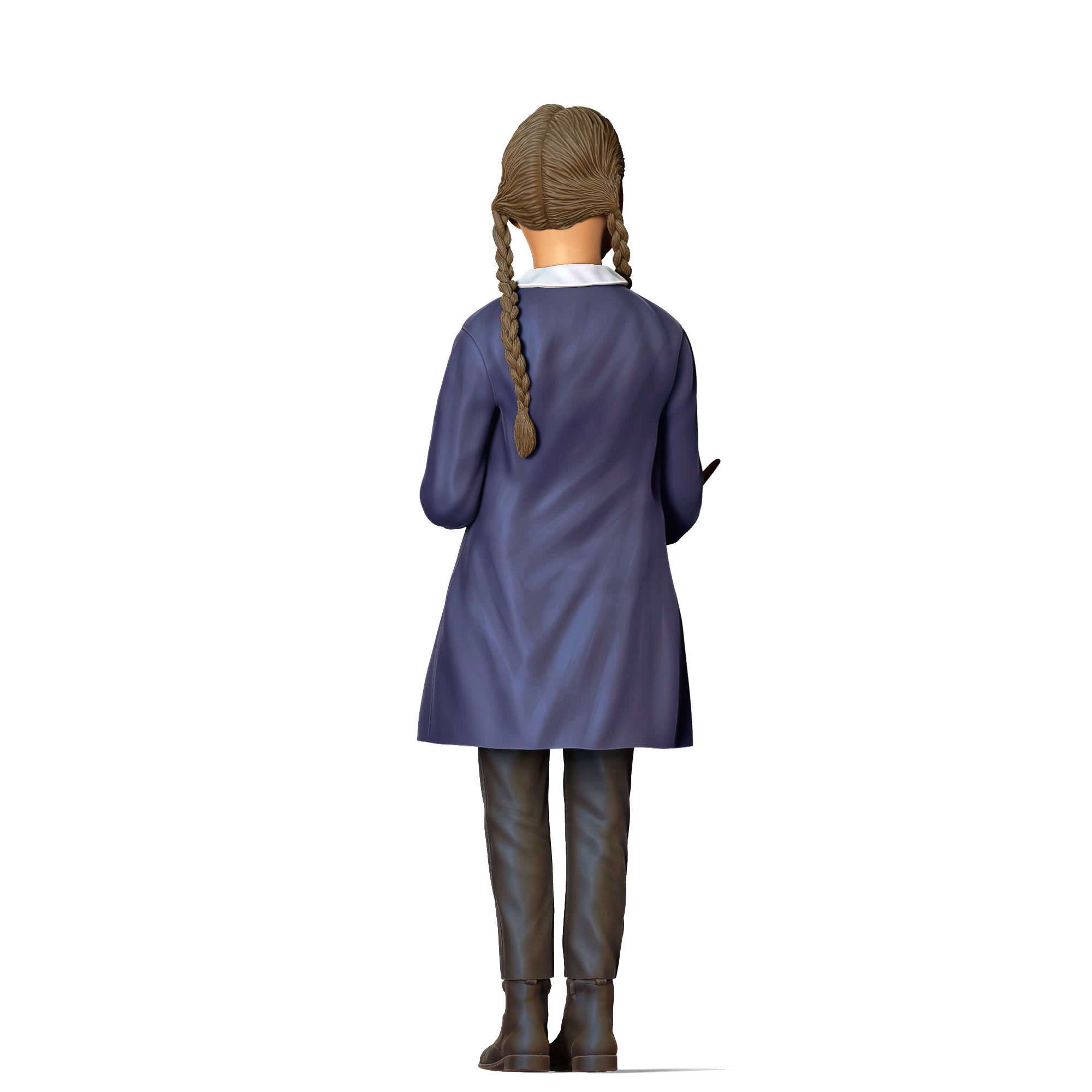 N4 Addams Family Lisa Loring Wednesday 3D print model_10