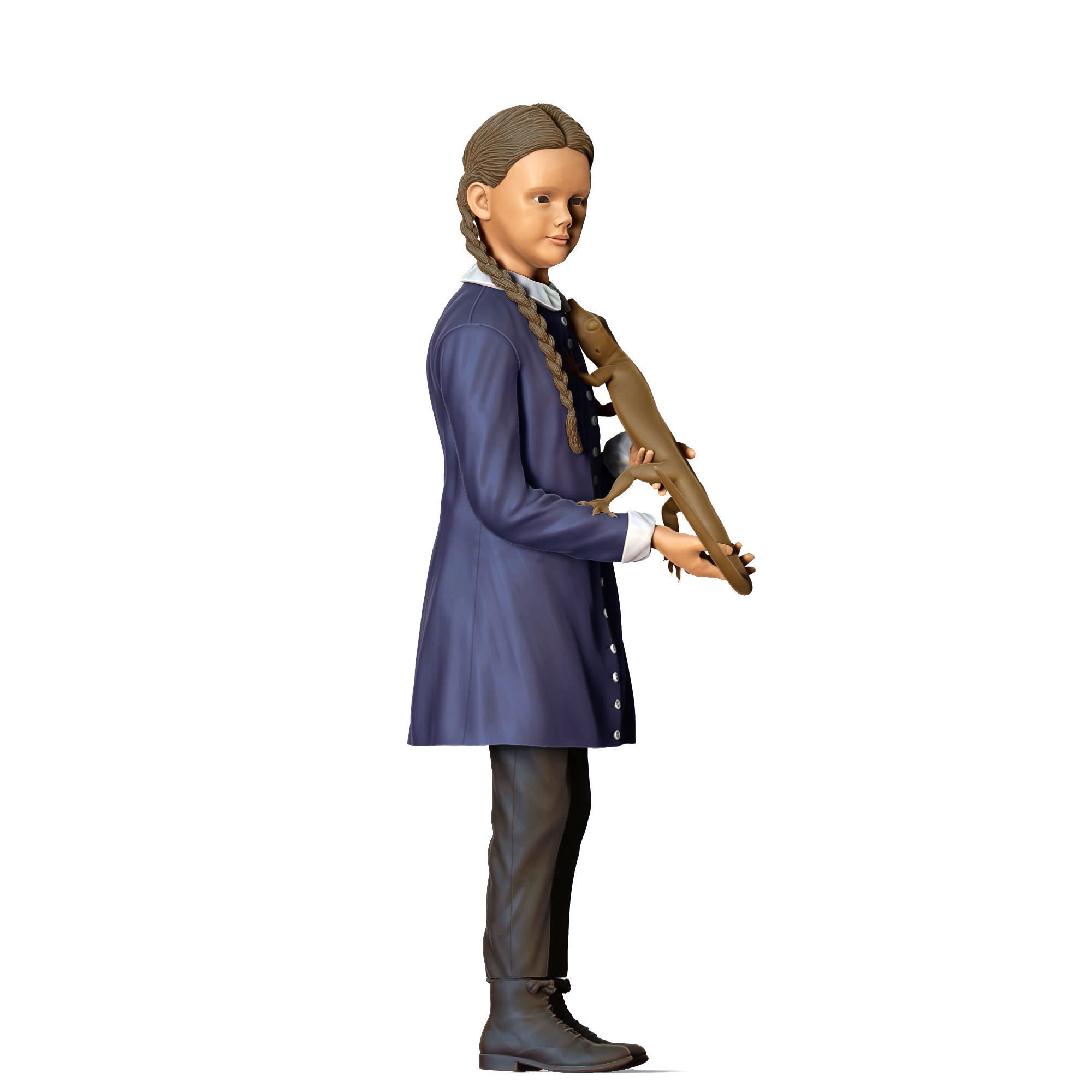 N4 Addams Family Lisa Loring Wednesday 3D print model_2