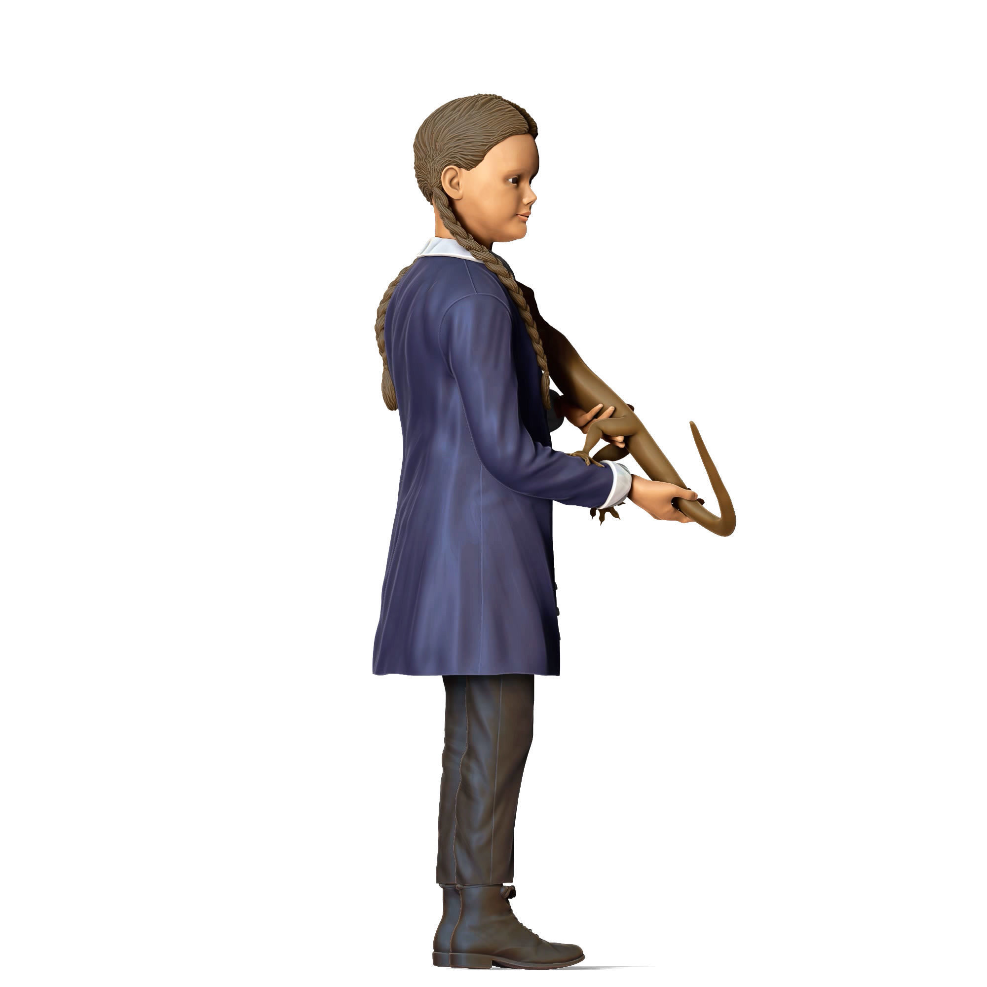 N4 Addams Family Lisa Loring Wednesday 3D print model_4