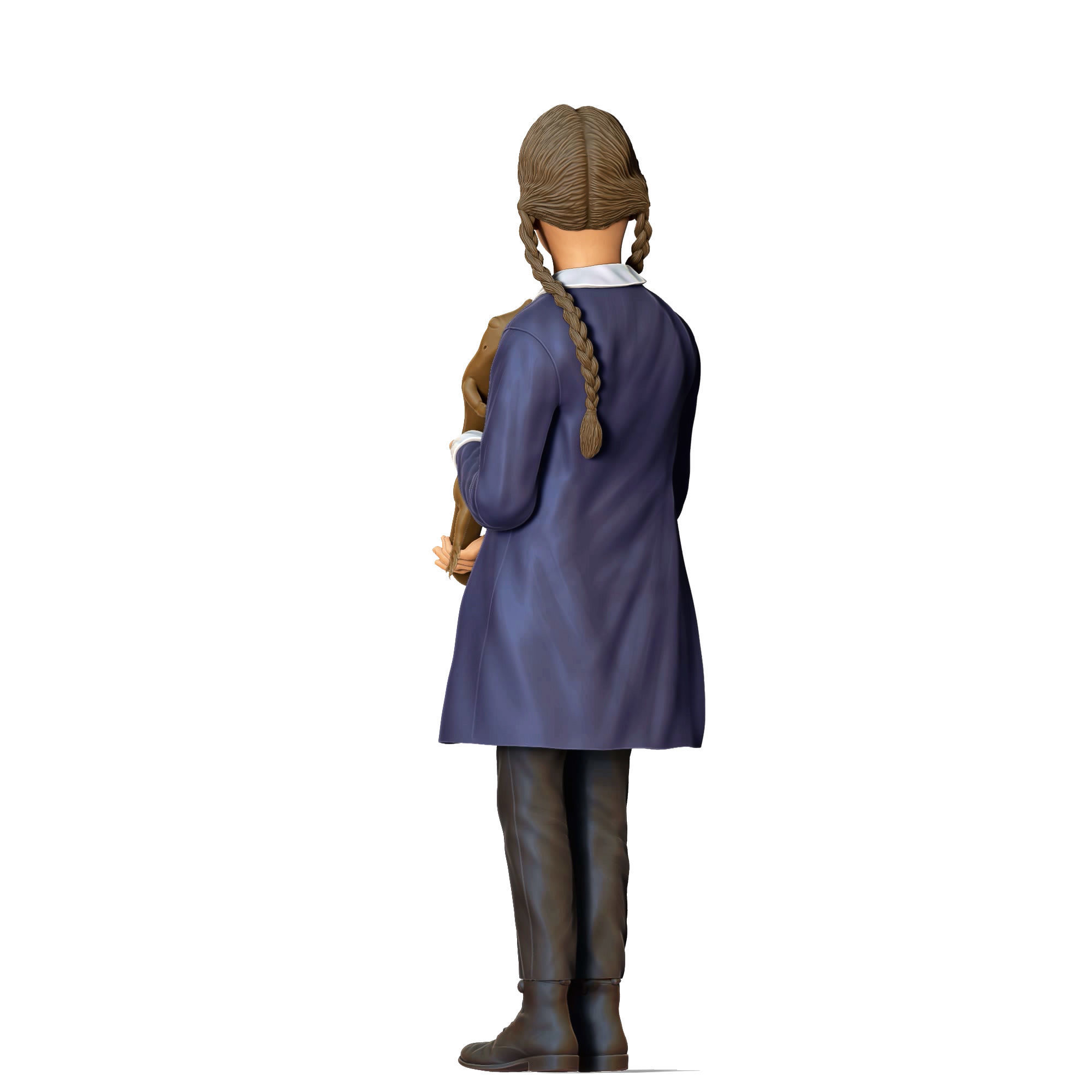 N4 Addams Family Lisa Loring Wednesday 3D print model_12