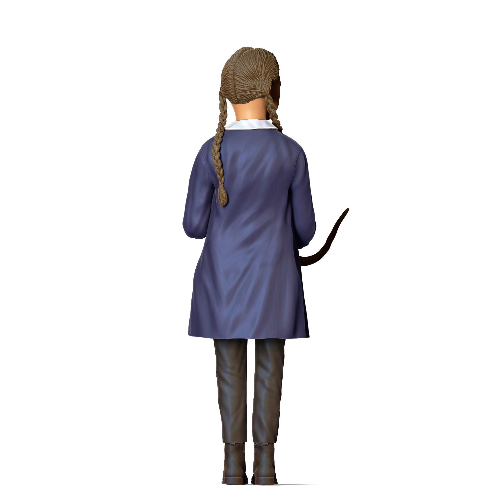 N4 Addams Family Lisa Loring Wednesday 3D print model_9