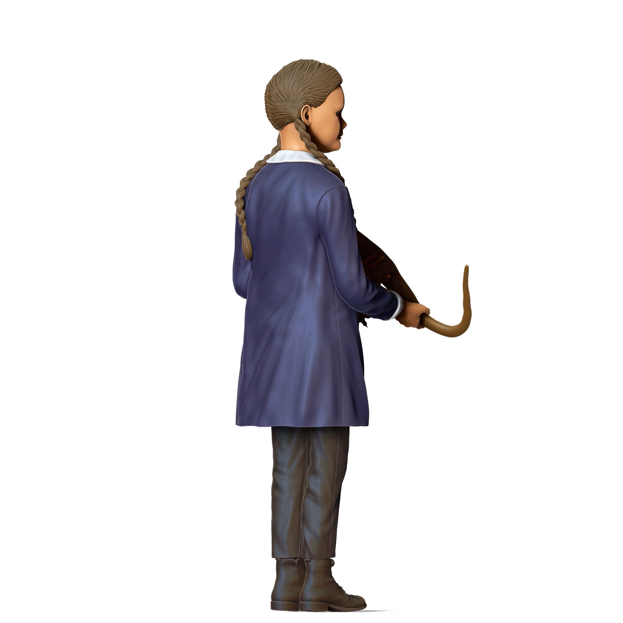 N4 Addams Family Lisa Loring Wednesday 3D print model_6