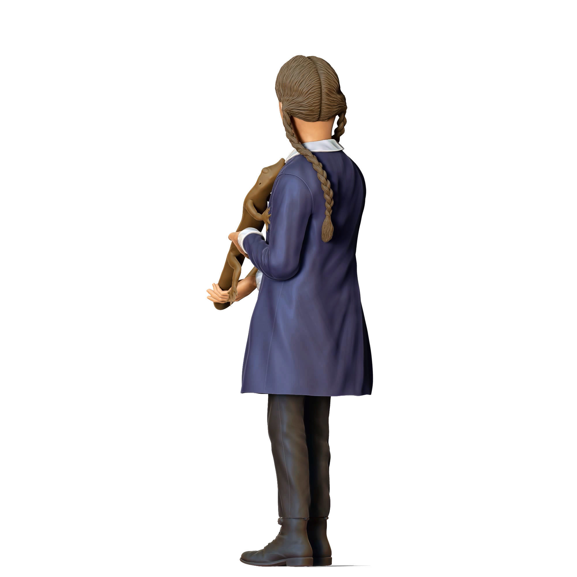 N4 Addams Family Lisa Loring Wednesday 3D print model_13