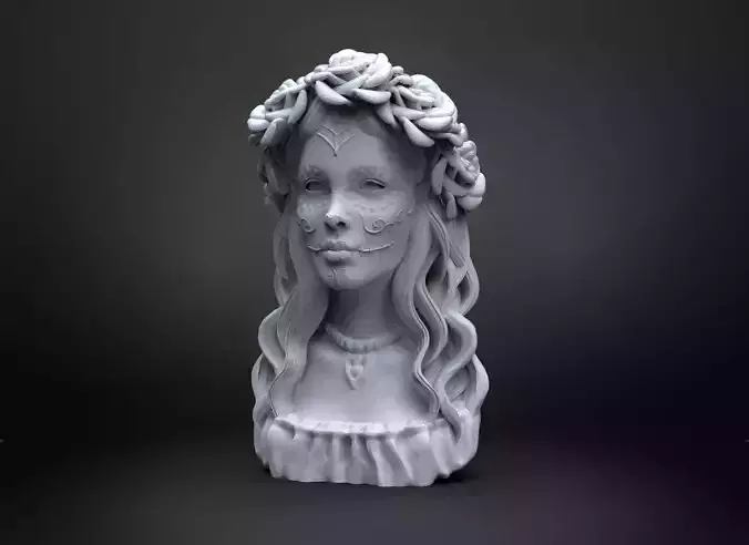 La Catrina Bust