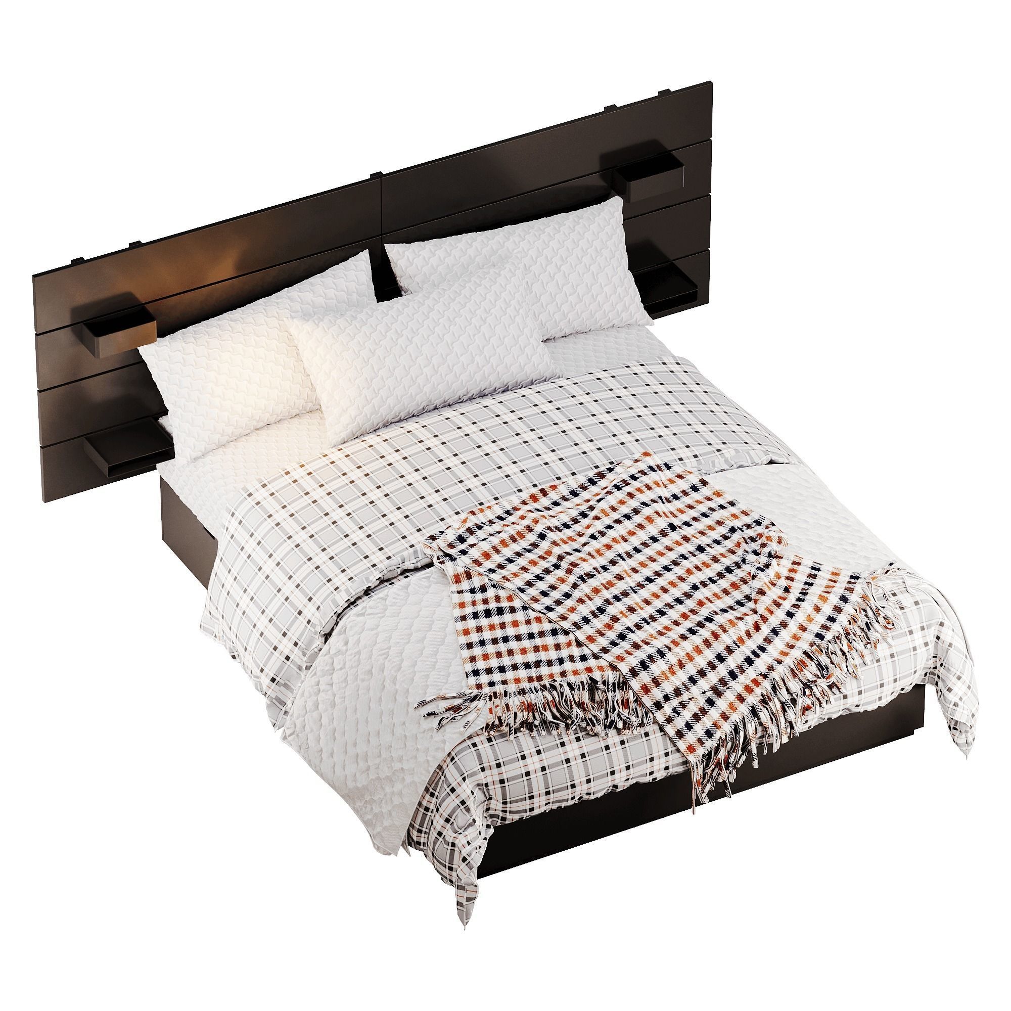 NORDLI Bed Low-poly 3D model_4