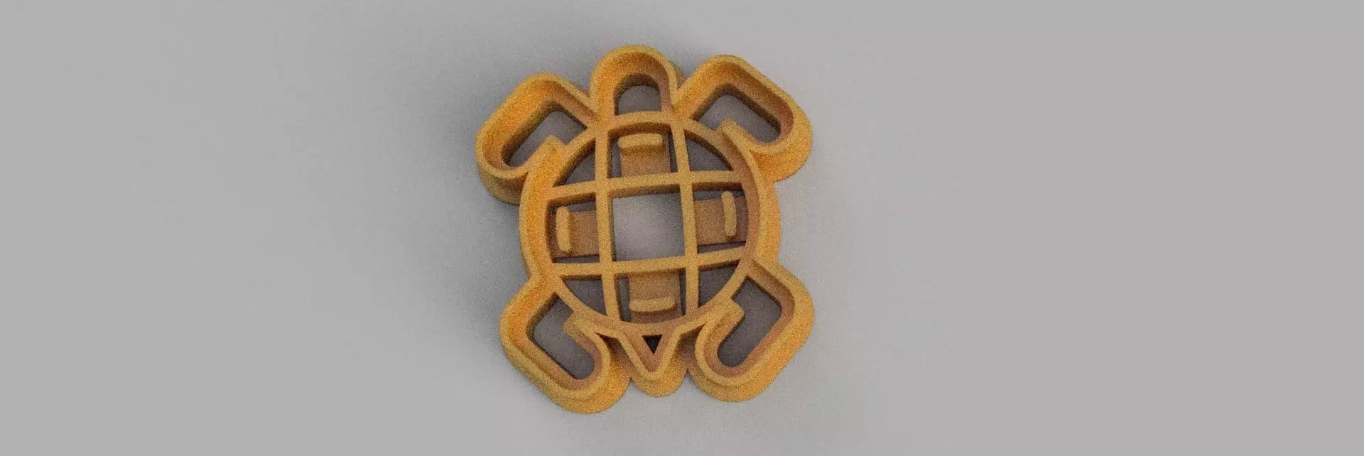 turtle COOKIE CUTTER 3D print model_0