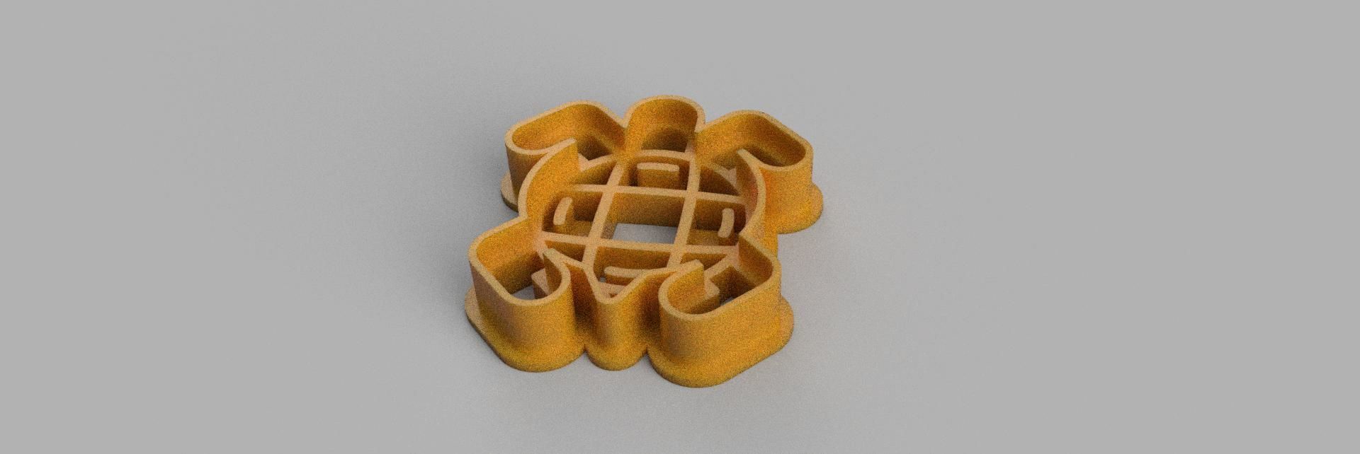 turtle COOKIE CUTTER 3D print model_1