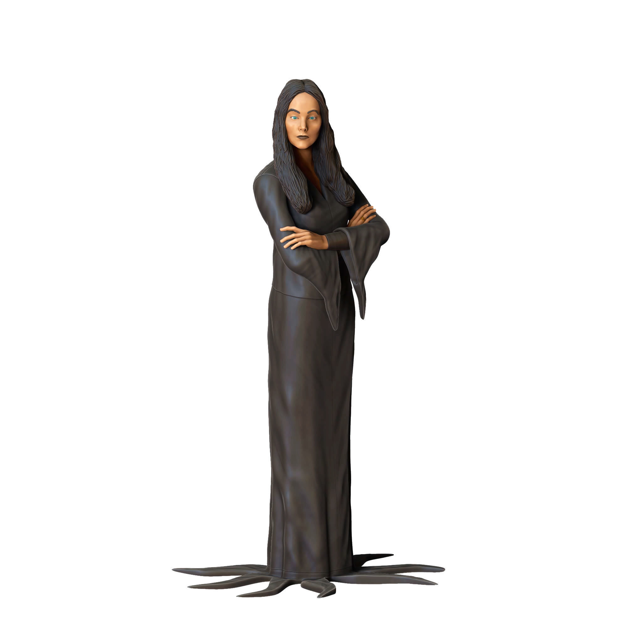 N5 Addams Family Carolyn Jones Morticia 3D print model_3
