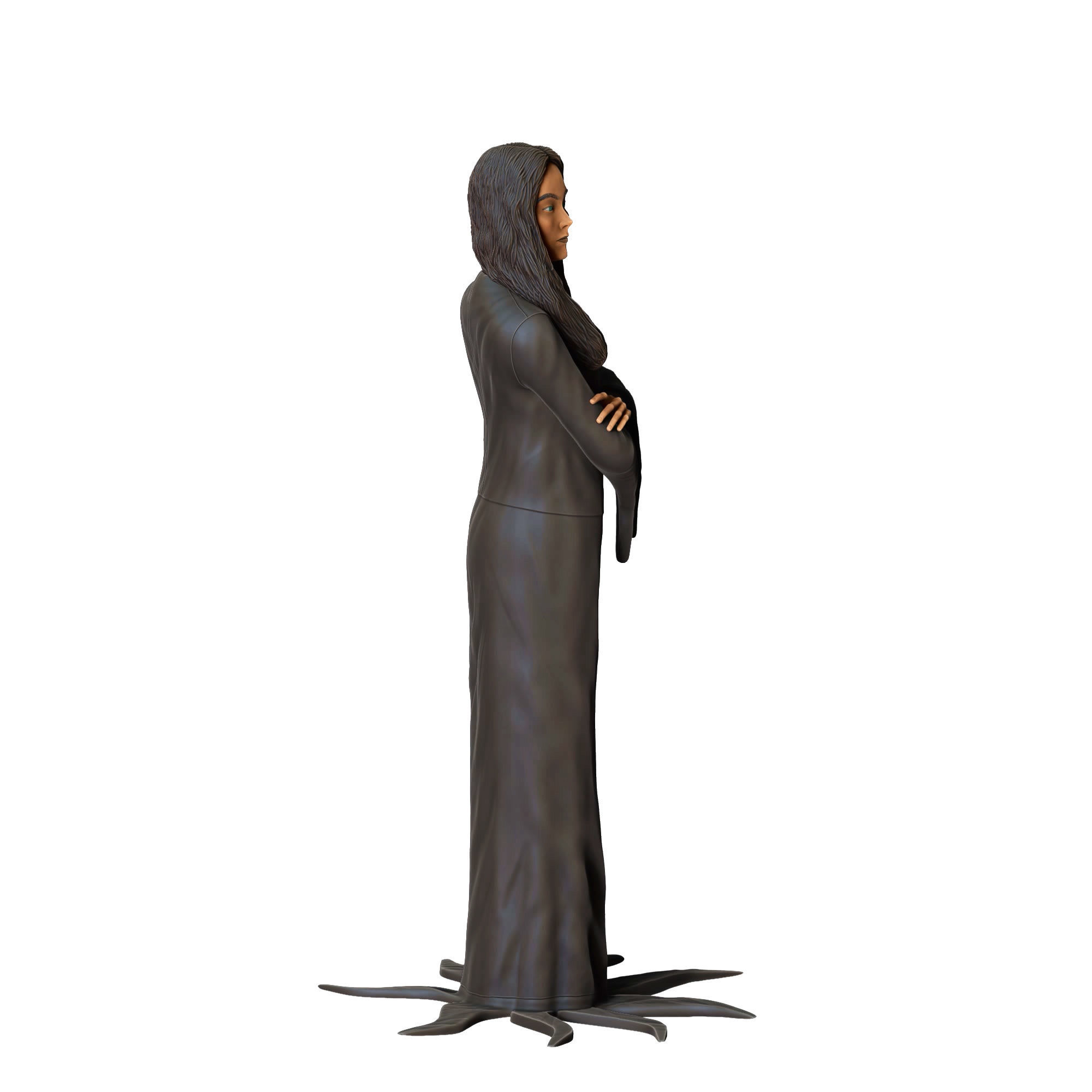 N5 Addams Family Carolyn Jones Morticia 3D print model_7