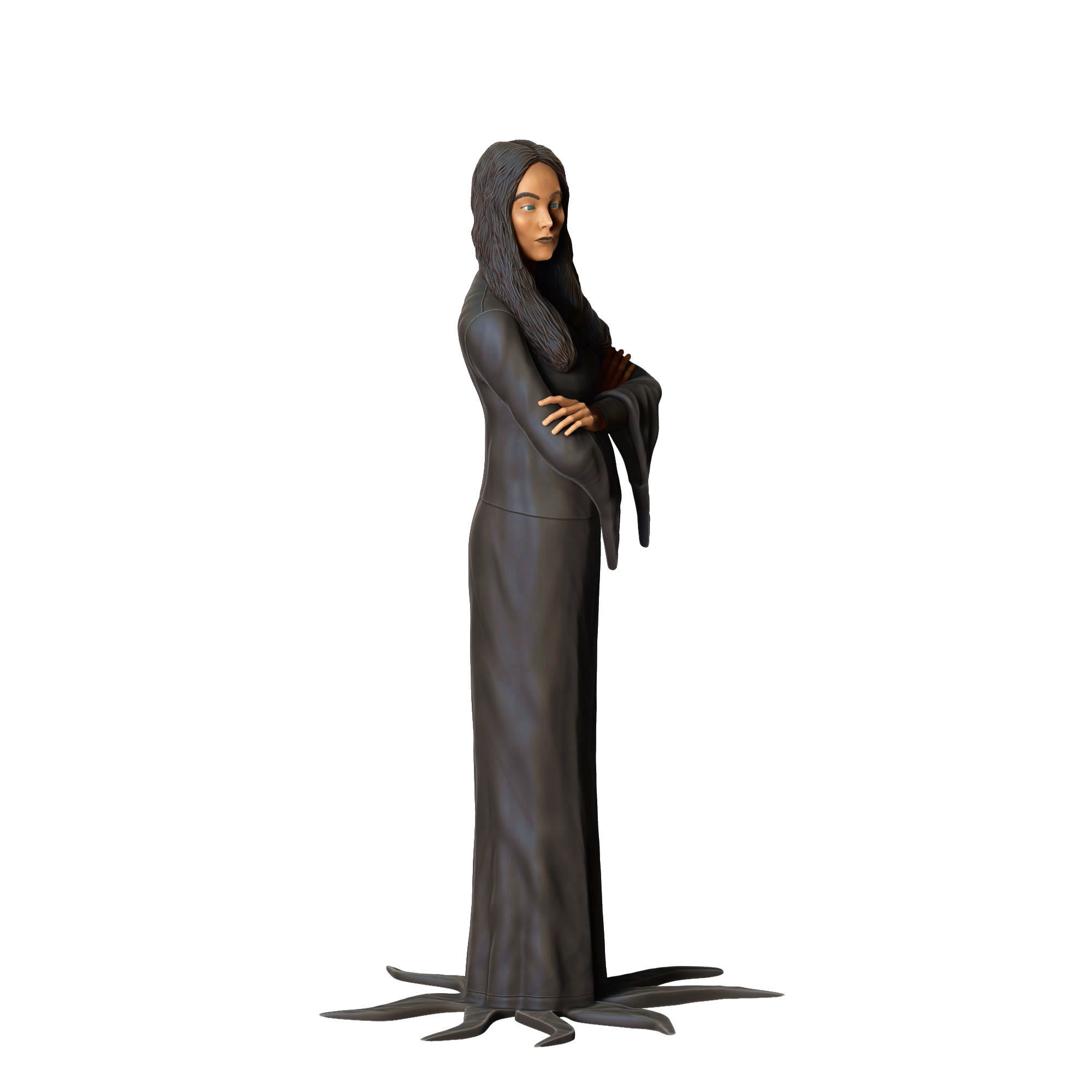 N5 Addams Family Carolyn Jones Morticia 3D print model_5