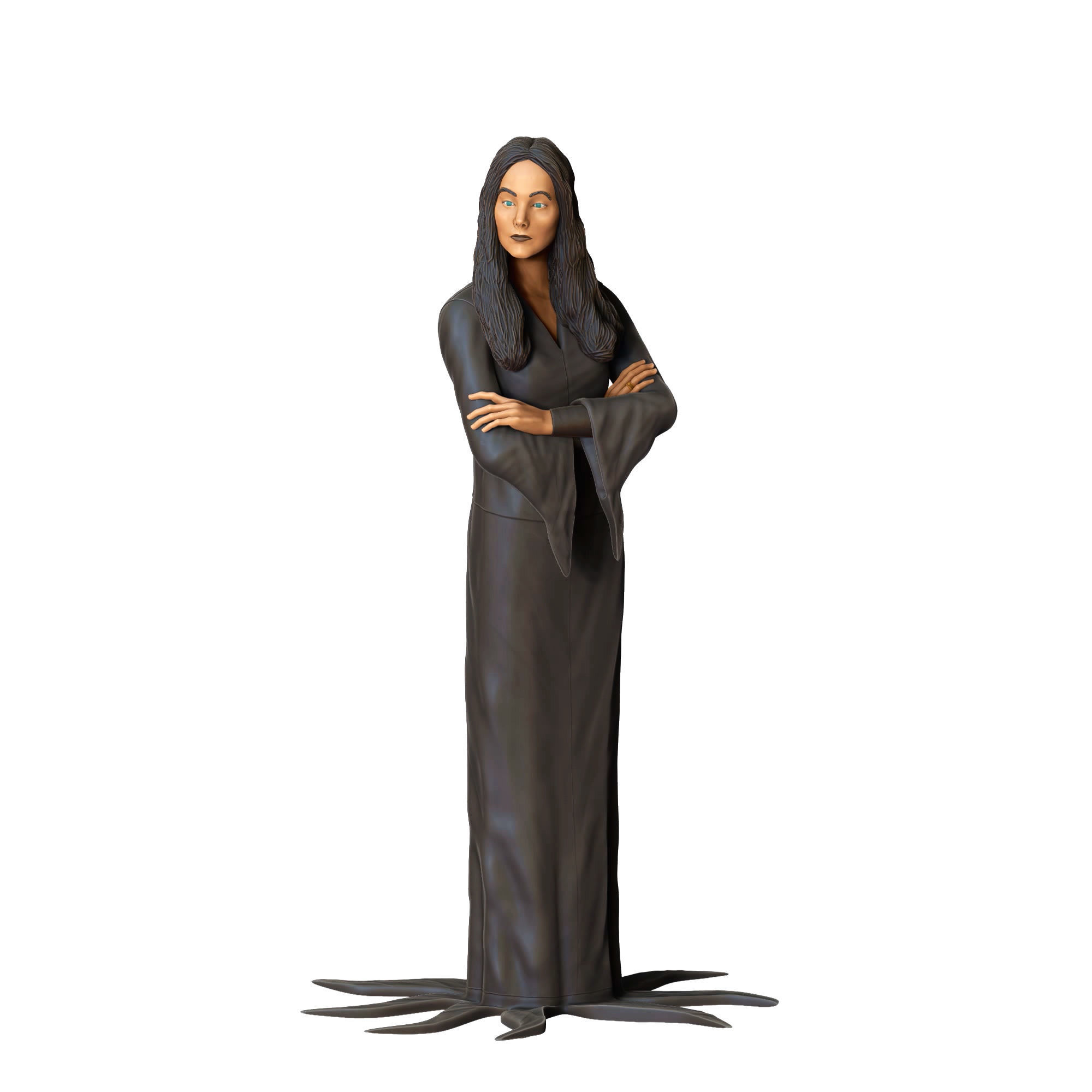 N5 Addams Family Carolyn Jones Morticia 3D print model_2