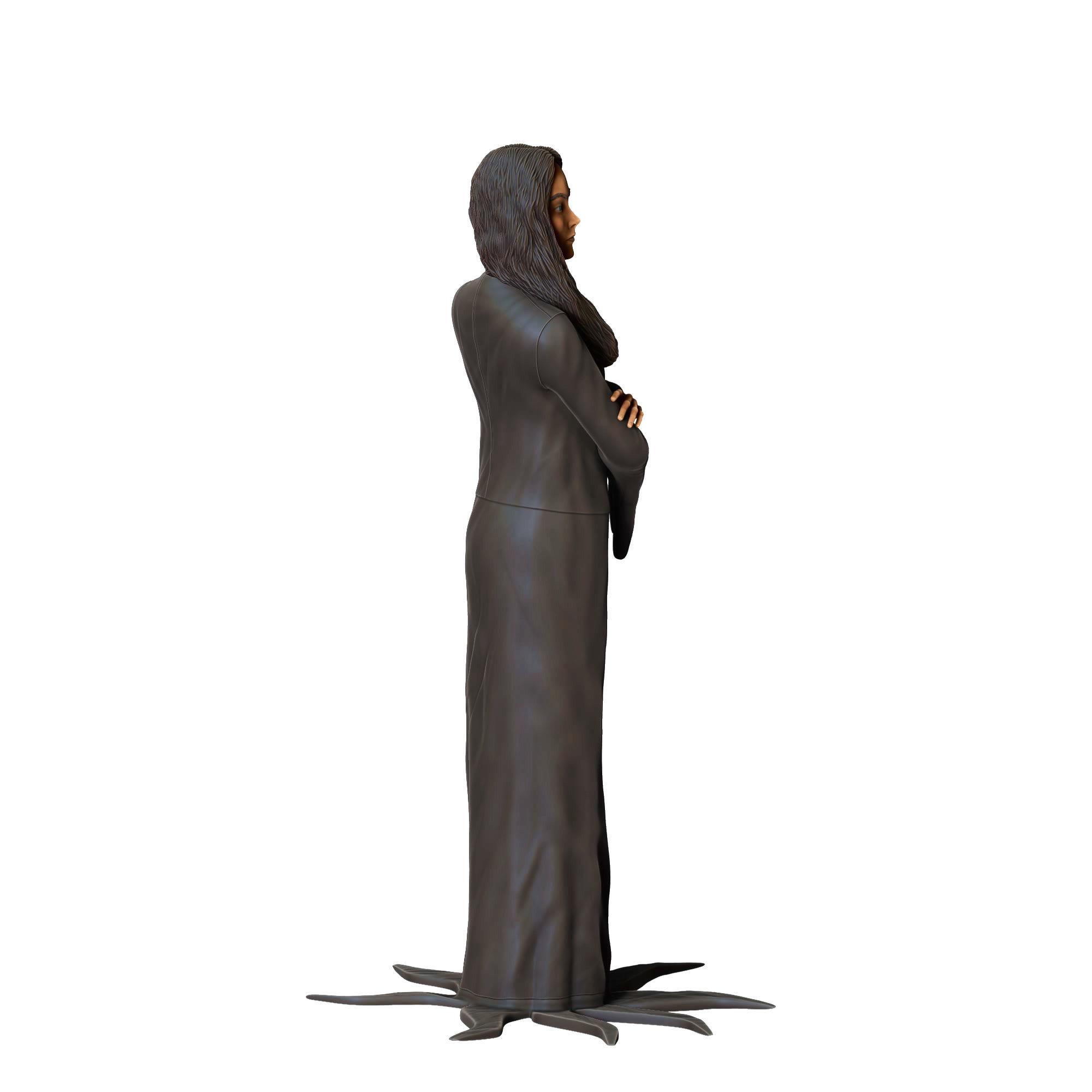 N5 Addams Family Carolyn Jones Morticia 3D print model_8