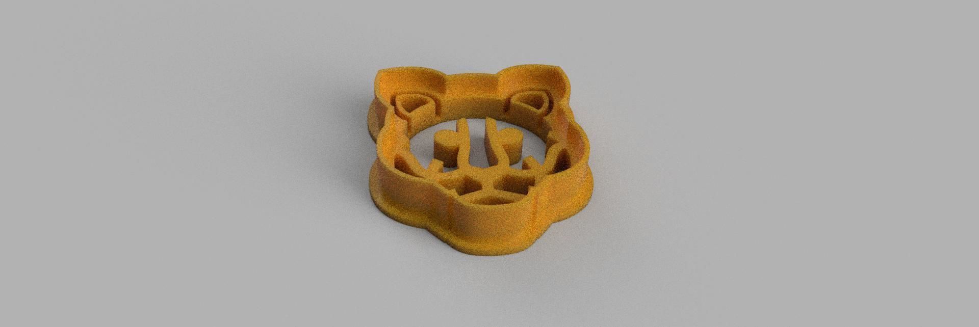 lion COOKIE CUTTER 3D print model_1