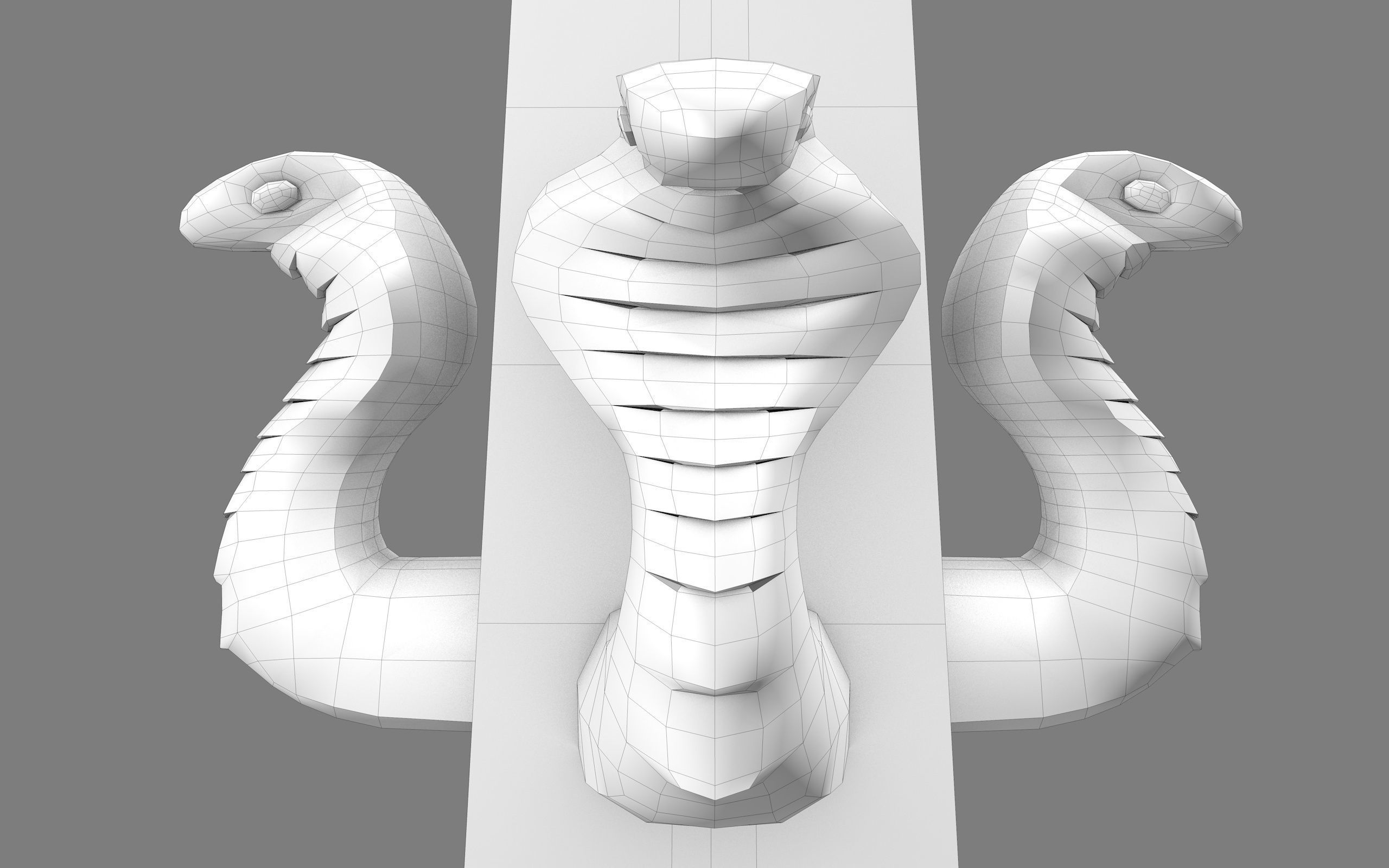  Ancient Egypt Lion Obelisk 3d Model 3D model_44