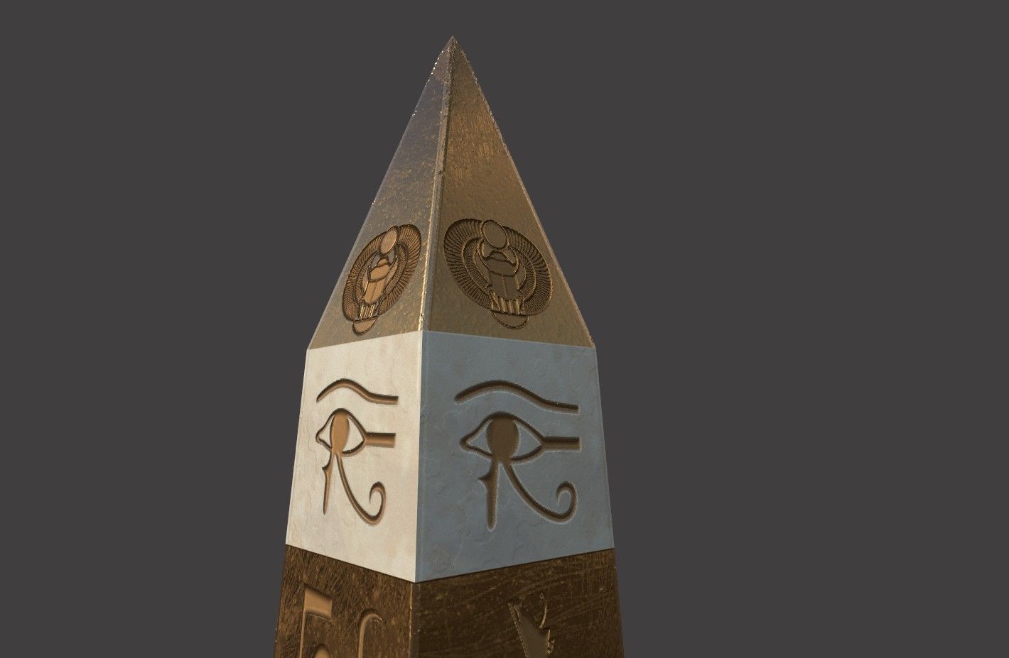  Ancient Egypt Lion Obelisk 3d Model 3D model_19